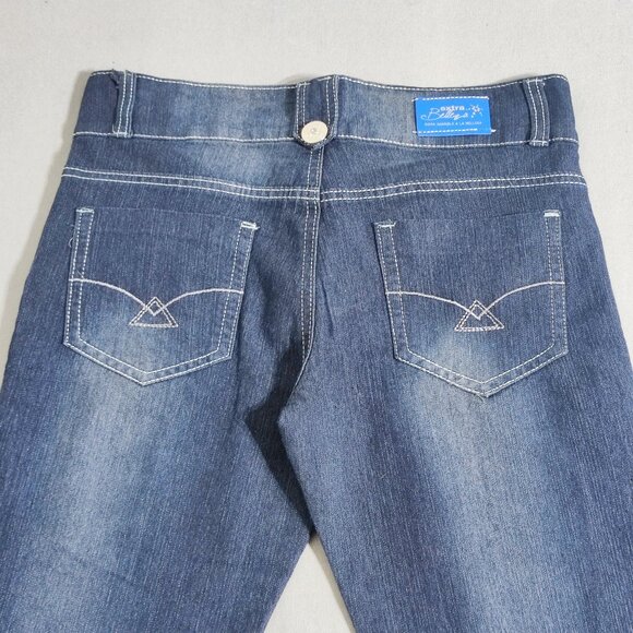 Belleza jeans women's junior size 9 ink blue colour high waist skinny straight - Picture 4 of 14